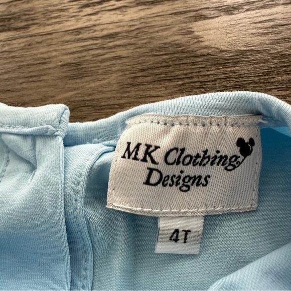 MK Clothing Designs girls 4T Smocked Disney Toy Story Knit Top Characters Blue - Picture 3 of 6
